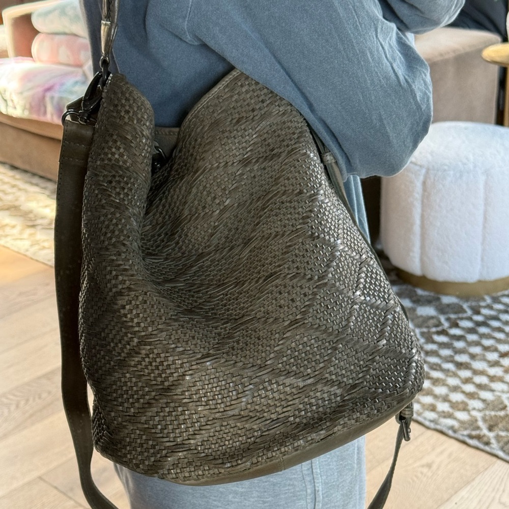Olive Green Bucket Bag